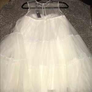 White Chiffon Dress...